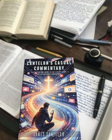 Cantelon Casual Commentary on the desk